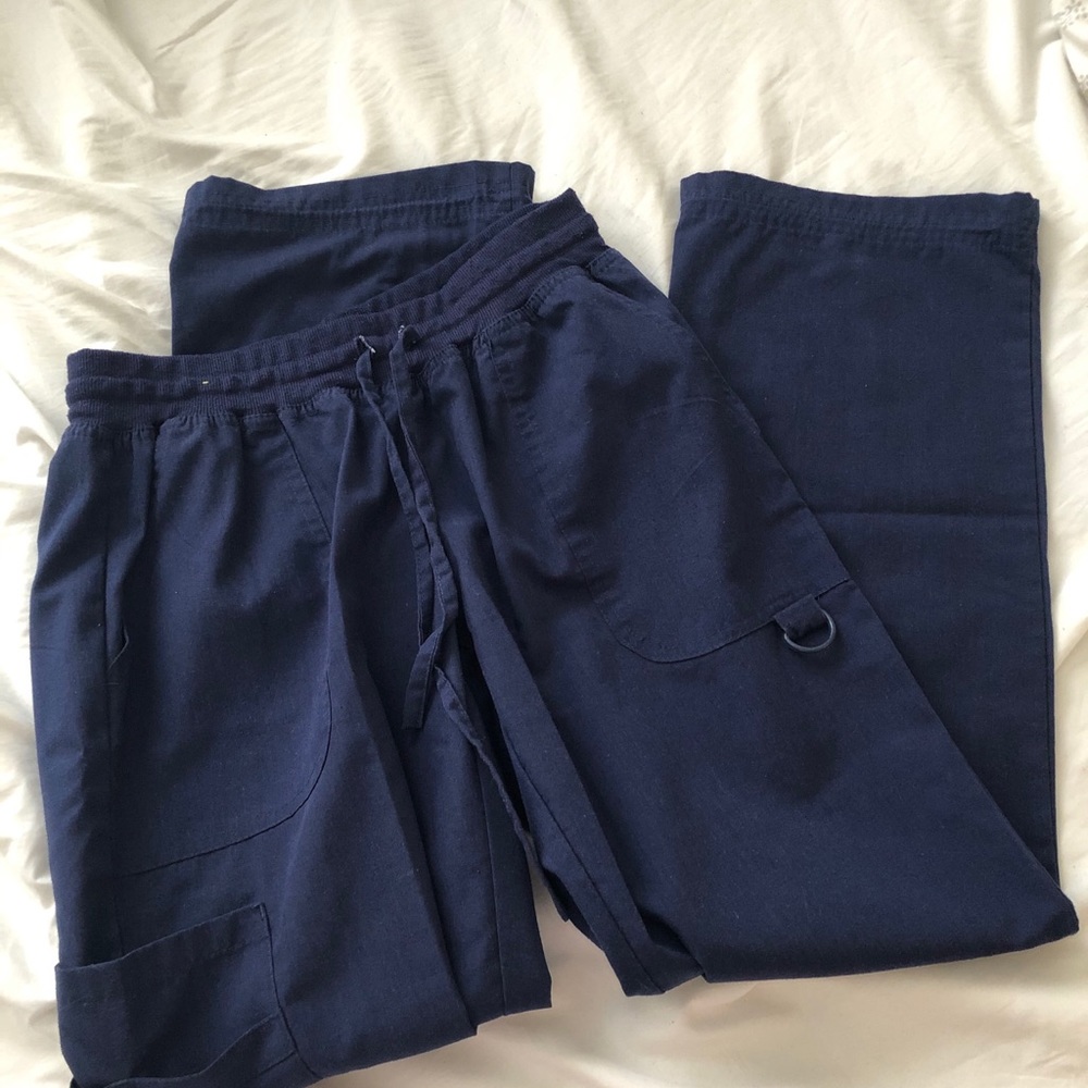 Navy blue medium scrub bottoms